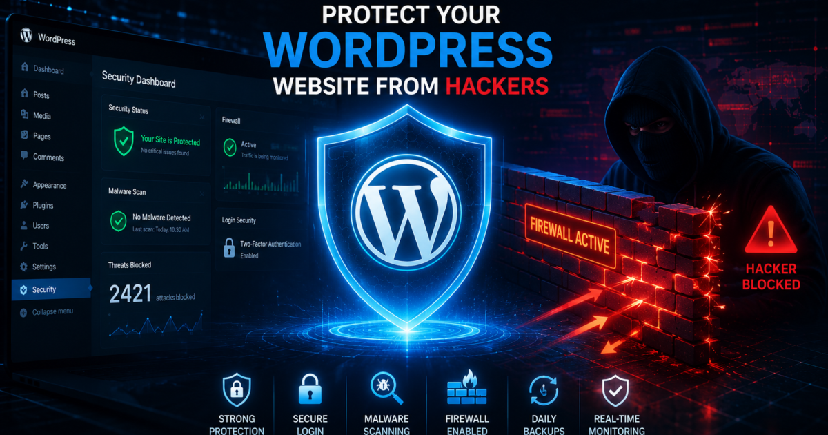 How to Protect Your WordPress Website from Hackers in 2026