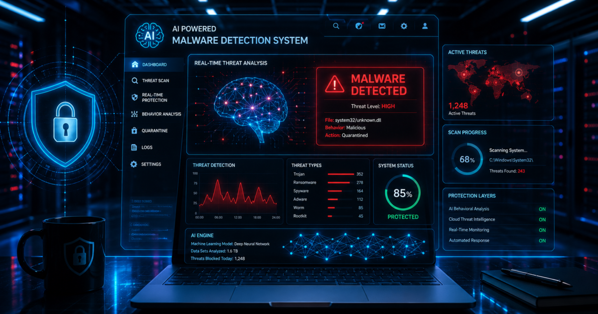 Best AI Powered Malware Detection Tools in 2026 (Complete Cybersecurity Guide)